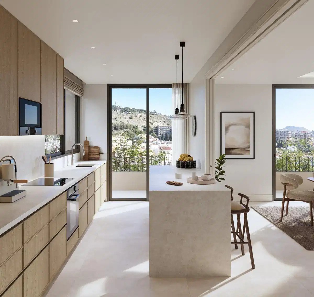 4-Zimmer, 4-Bad Luxus-Reihenhaus mit Meerblick in Pedregalejo, Malaga
