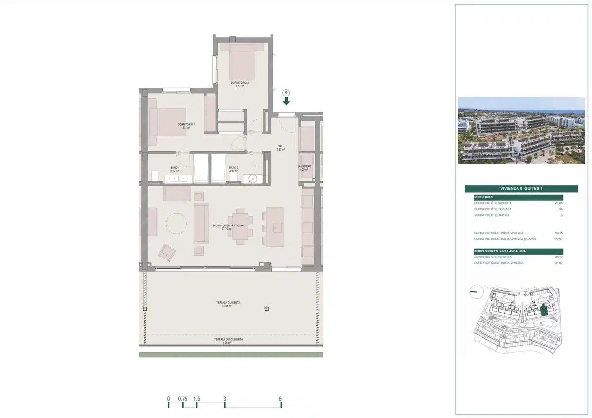 2-Zimmer, 2-Bad, Erdgeschosswohnung in Esteponas neuem Goldenen Mile