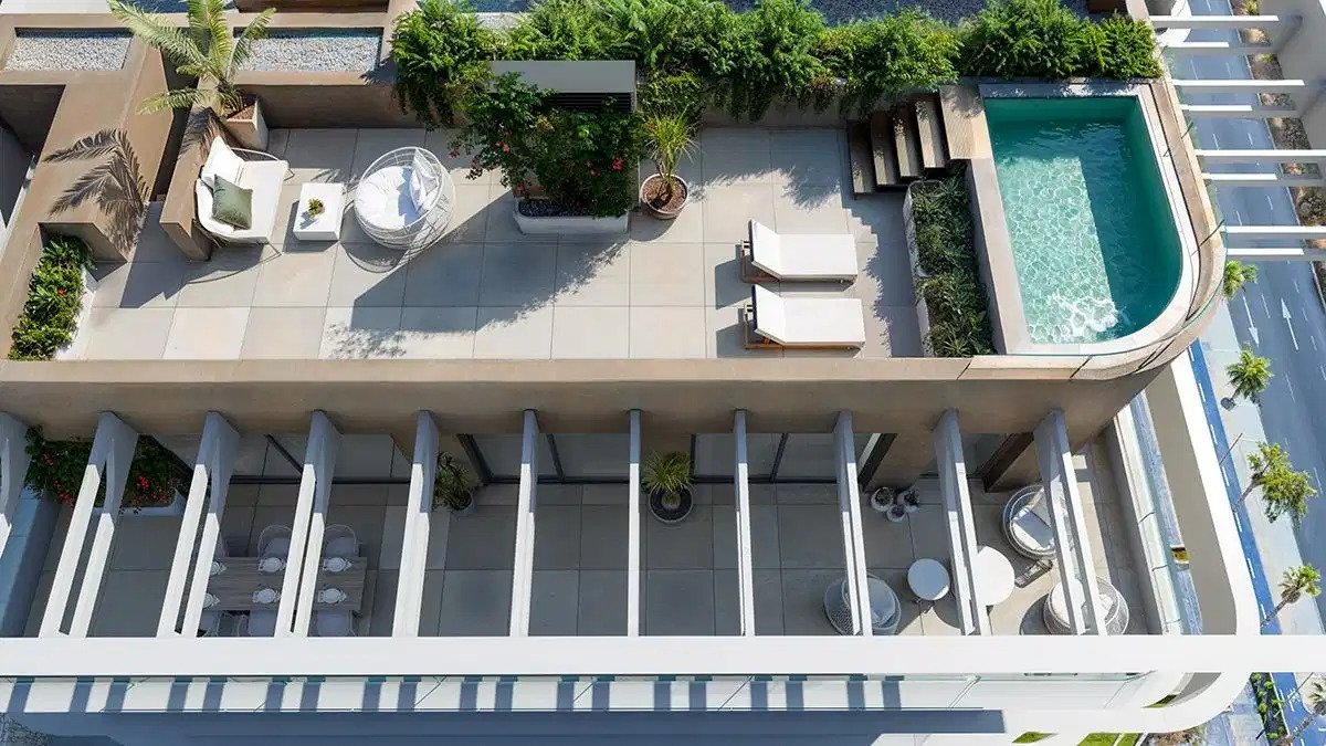 3-Zimmer, 2-Bad Contemporary Apartments mit Dachpool in Las Mesas, Estepona