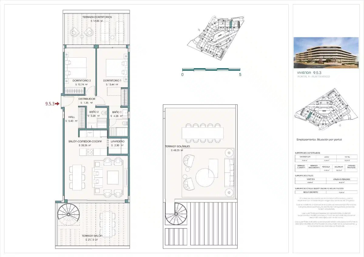 2-Zimmer, 2-Bad Penthouse mit Meer- und Bergblick in Esteponas Las Mesas