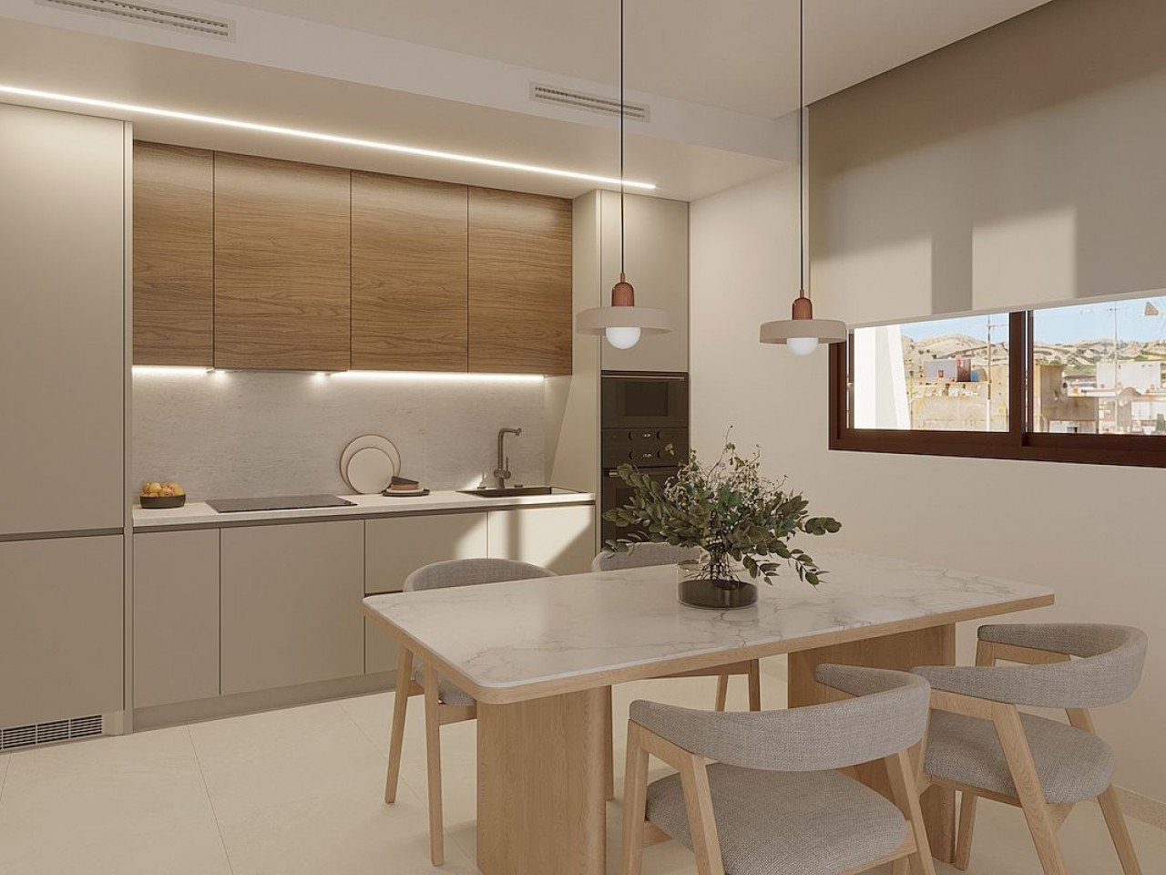 Moderne Apartmentanlage in der City, nur wenige Meter vom Meer entfernt