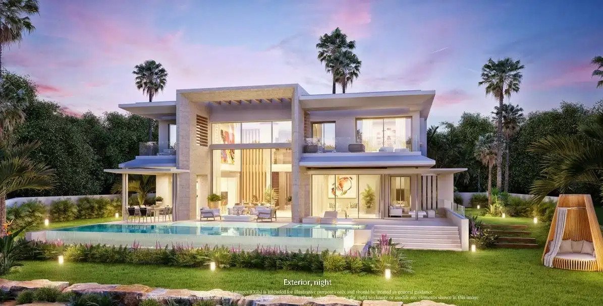 4-Schlafzimmer, 6-Badezimmer Luxusvillen in Palo Alto mit privatem Infinity-Pool und Solarium