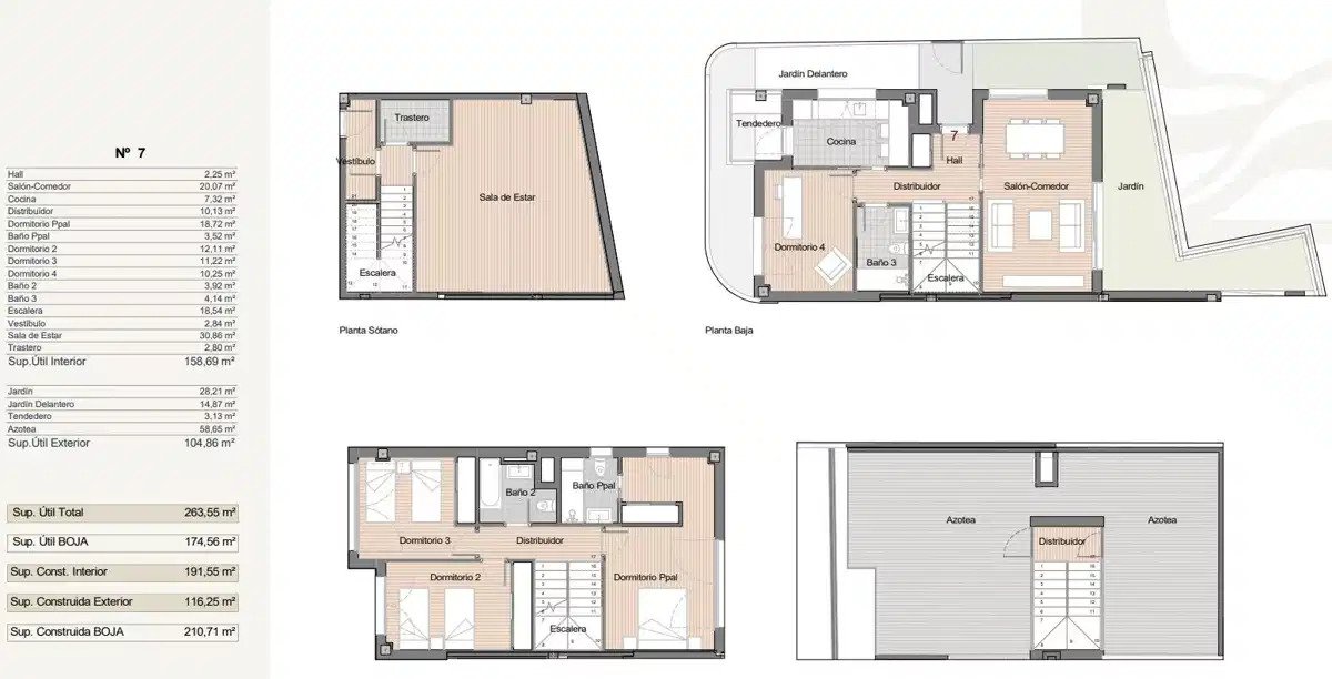 4-Zimmer, 3-Bad Modernes Stadthaus im besten Wohnviertel von Estepona