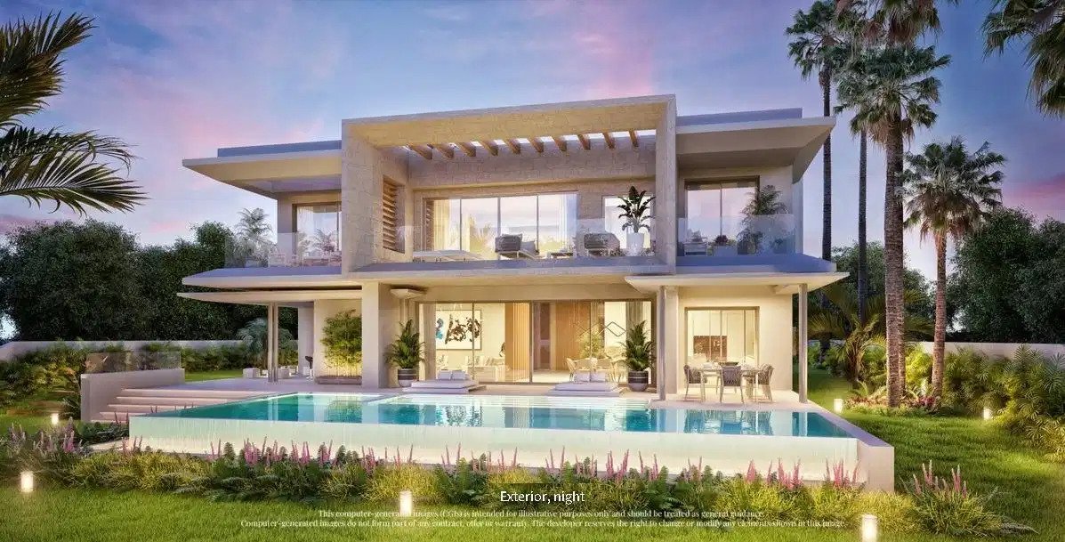 4-Schlafzimmer, 6-Badezimmer Luxusvillen in Palo Alto mit privatem Infinity-Pool und Solarium