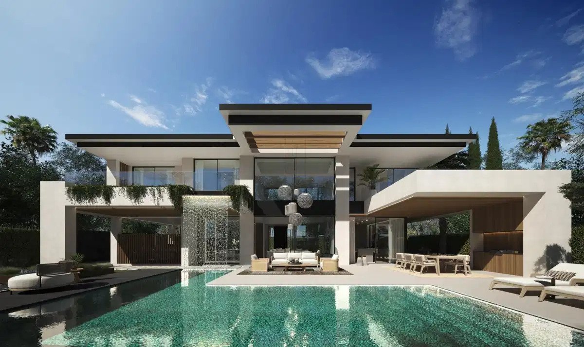 4-Zimmer, 5-Bad Villa mit zeitgenössischer Eleganz in Marbella