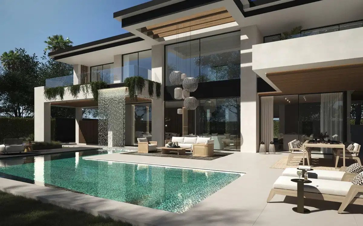 4-Zimmer, 5-Bad Villa mit zeitgenössischer Eleganz in Marbella