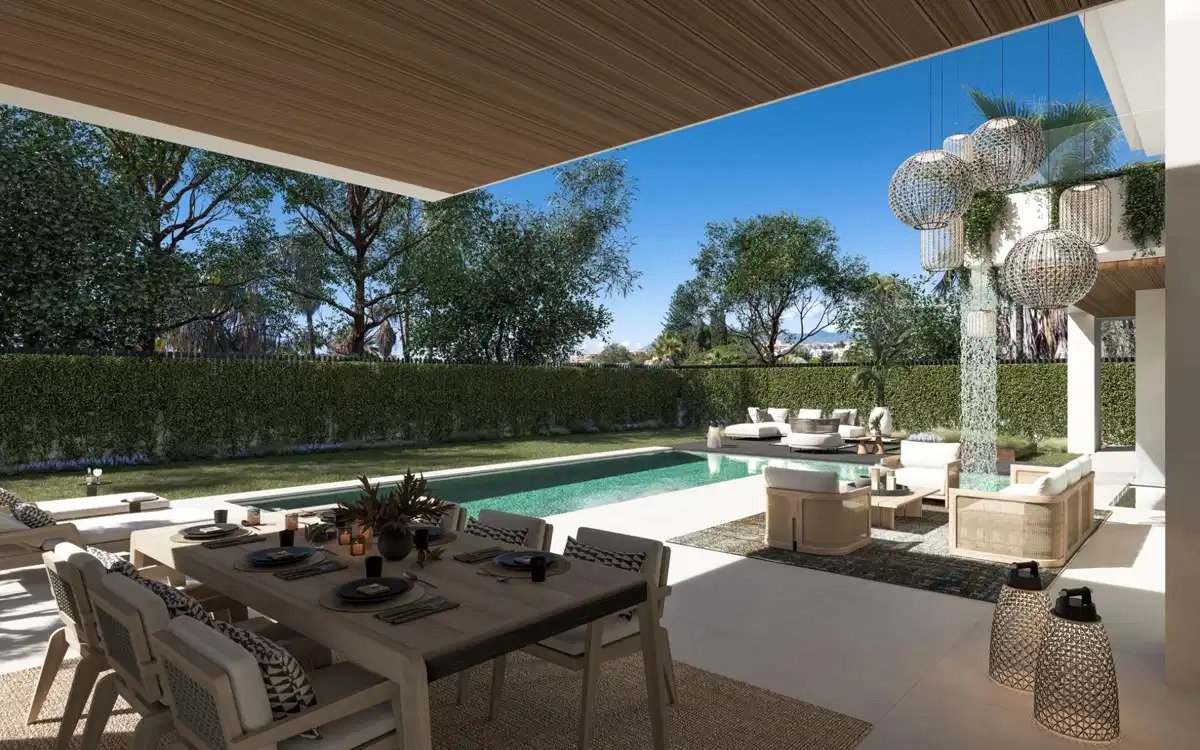 4-Zimmer, 5-Bad Villa mit zeitgenössischer Eleganz in Marbella