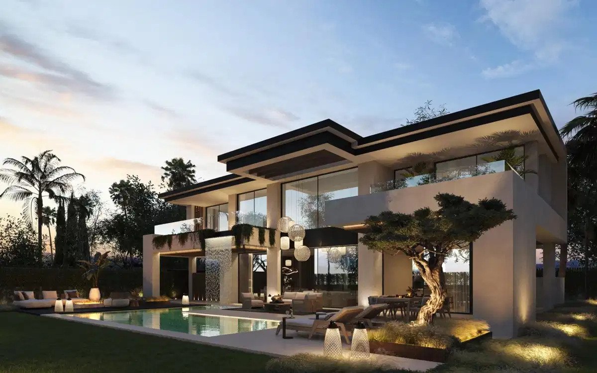 4-Zimmer, 5-Bad Villa mit zeitgenössischer Eleganz in Marbella