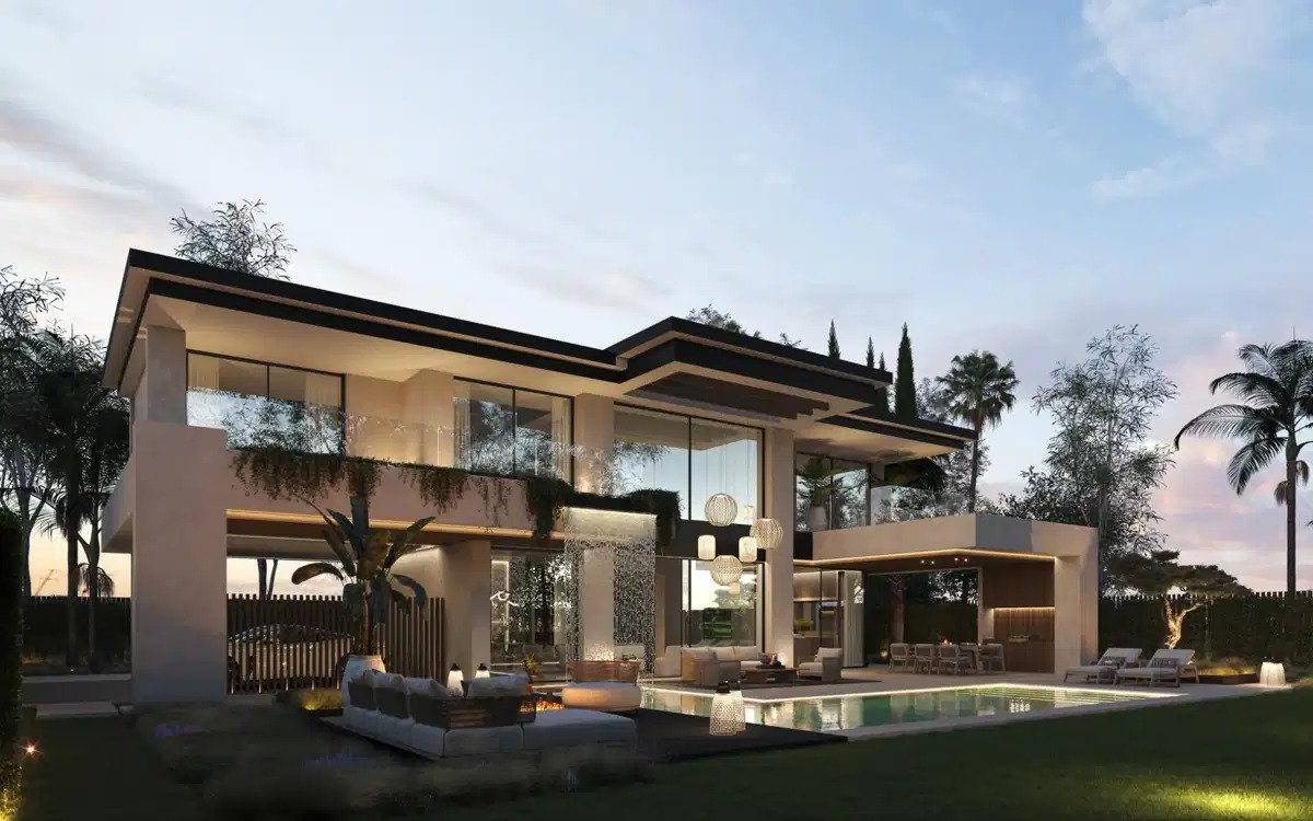 4-Zimmer, 5-Bad Villa mit zeitgenössischer Eleganz in Marbella