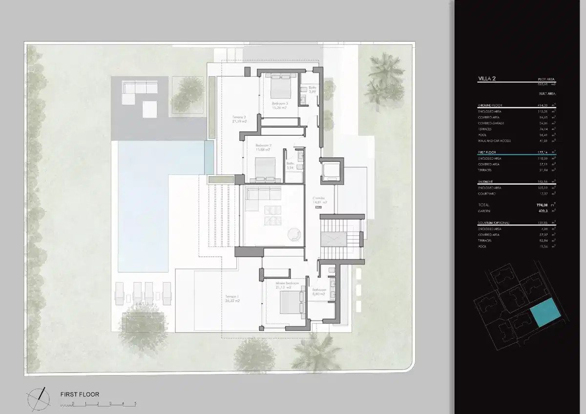 4-Zimmer, 5-Bad Villa mit zeitgenössischer Eleganz in Marbella