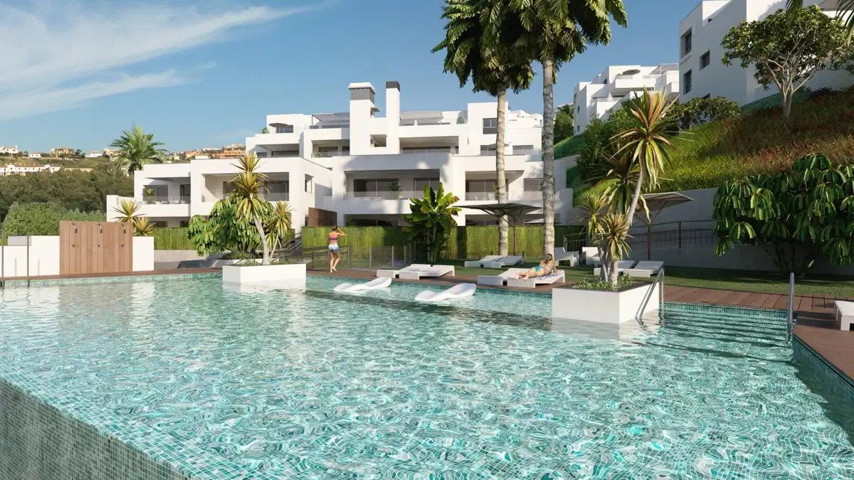 3-Zimmer, 2-Bad-Penthouse mit Panoramablick auf das Mittelmeer in Casares