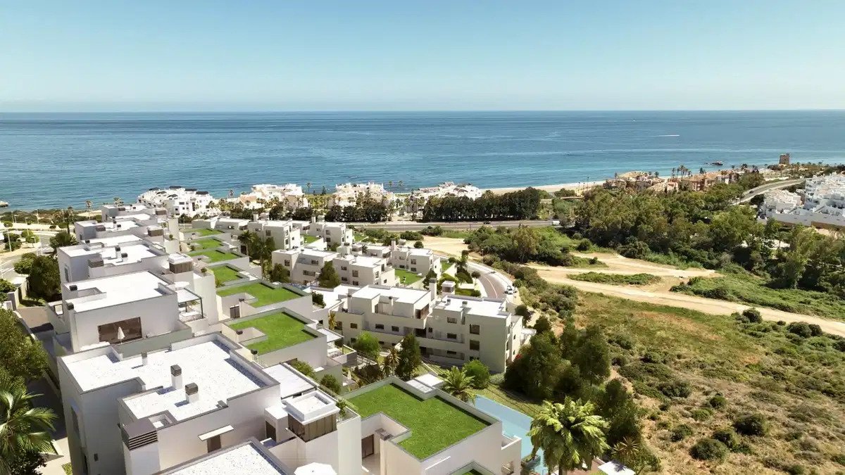 3-Zimmer, 2-Bad-Penthouse mit Panoramablick auf das Mittelmeer in Casares