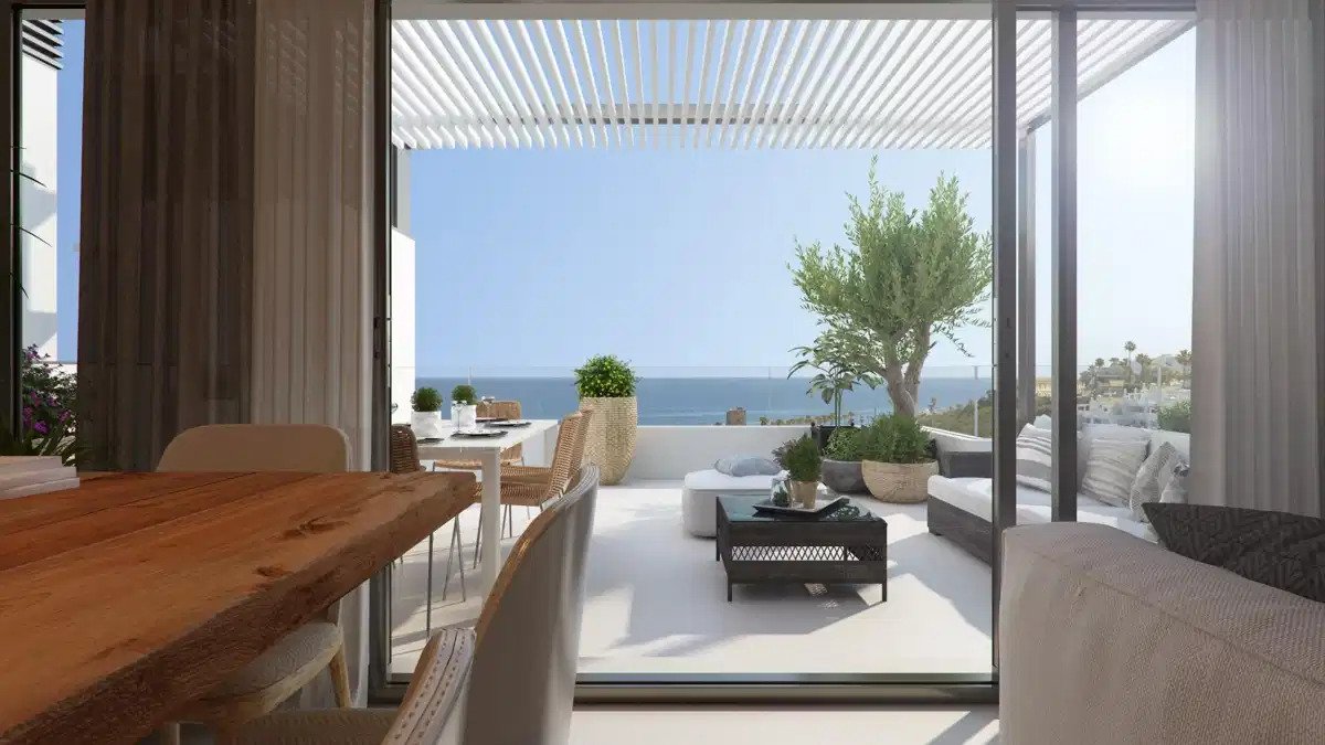 3-Zimmer, 2-Bad-Penthouse mit Panoramablick auf das Mittelmeer in Casares