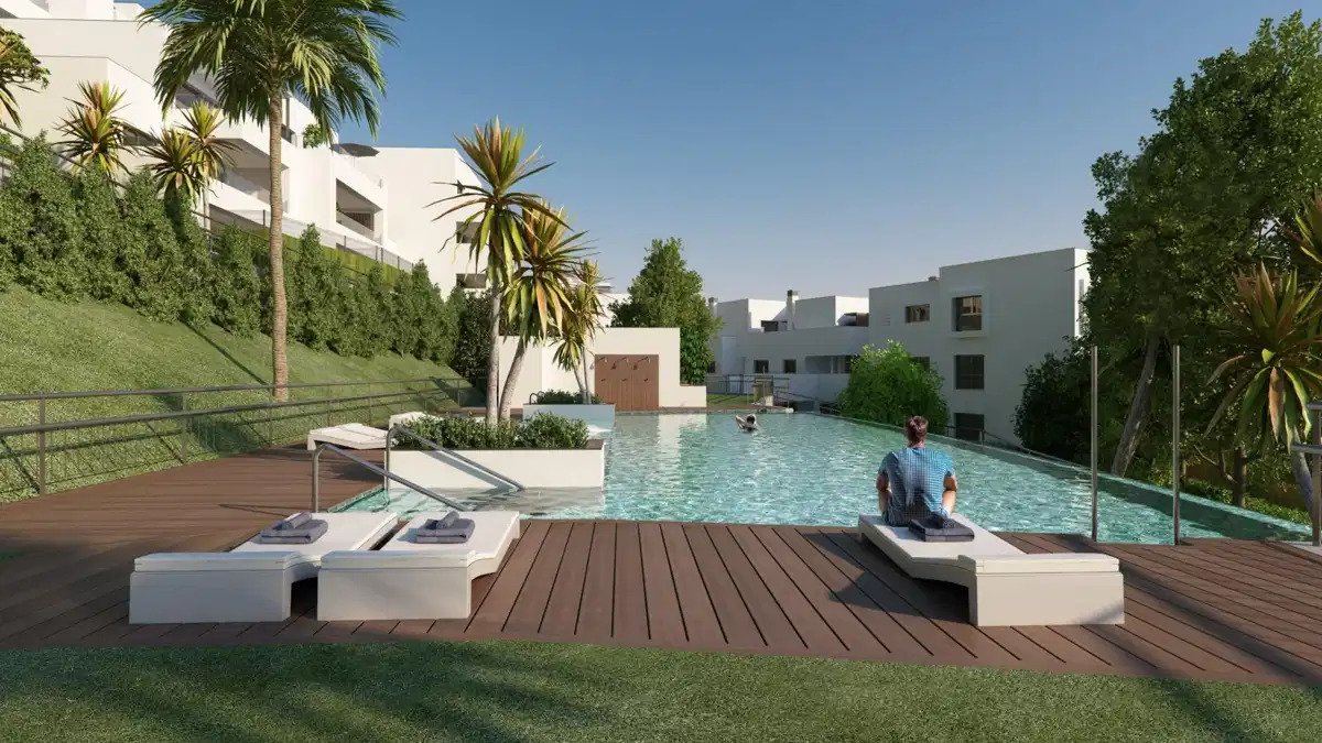 3-Zimmer, 2-Bad-Penthouse mit Panoramablick auf das Mittelmeer in Casares