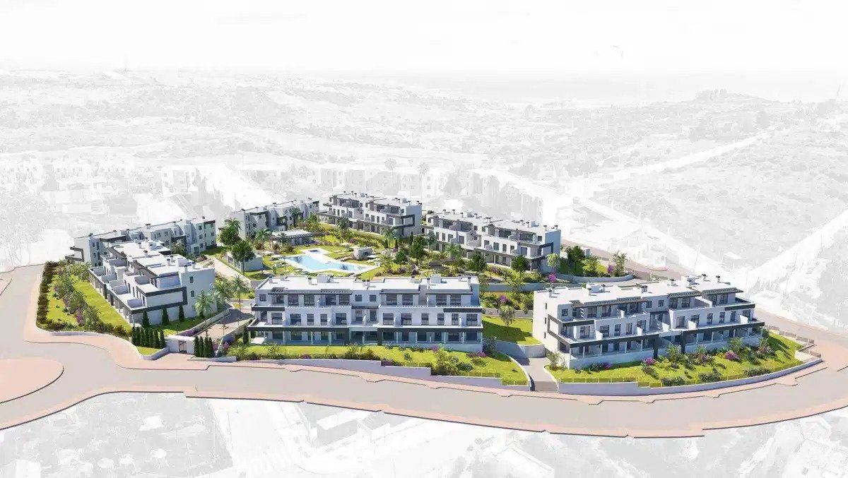 2-Zimmer, 2-Bad Penthouse mit großzügigen Terrassen und südlicher Ausrichtung in der Nähe von Estepona