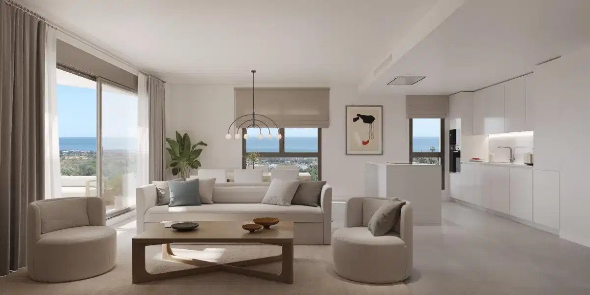 2-Zimmer, 2-Bad-Penthouse mit Meerblick und außergewöhnlichen Annehmlichkeiten in Selwo, Estepona