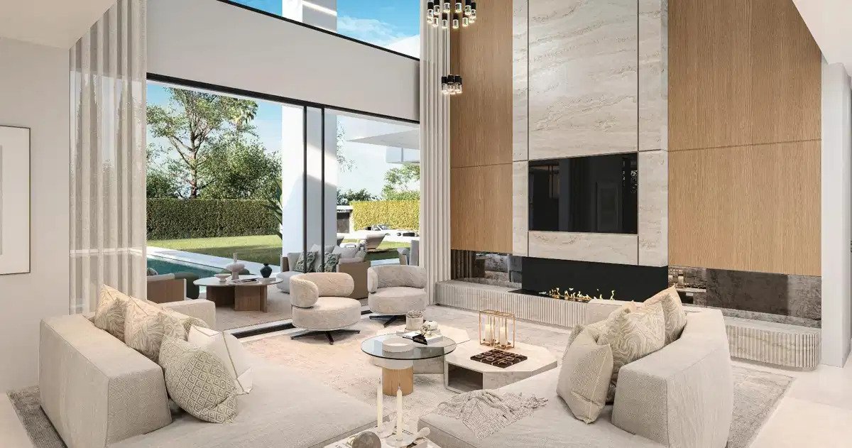 4-Schlafzimmer, 4-Badezimmer Luxusvillen mit Meerblick in Bel Air, Estepona