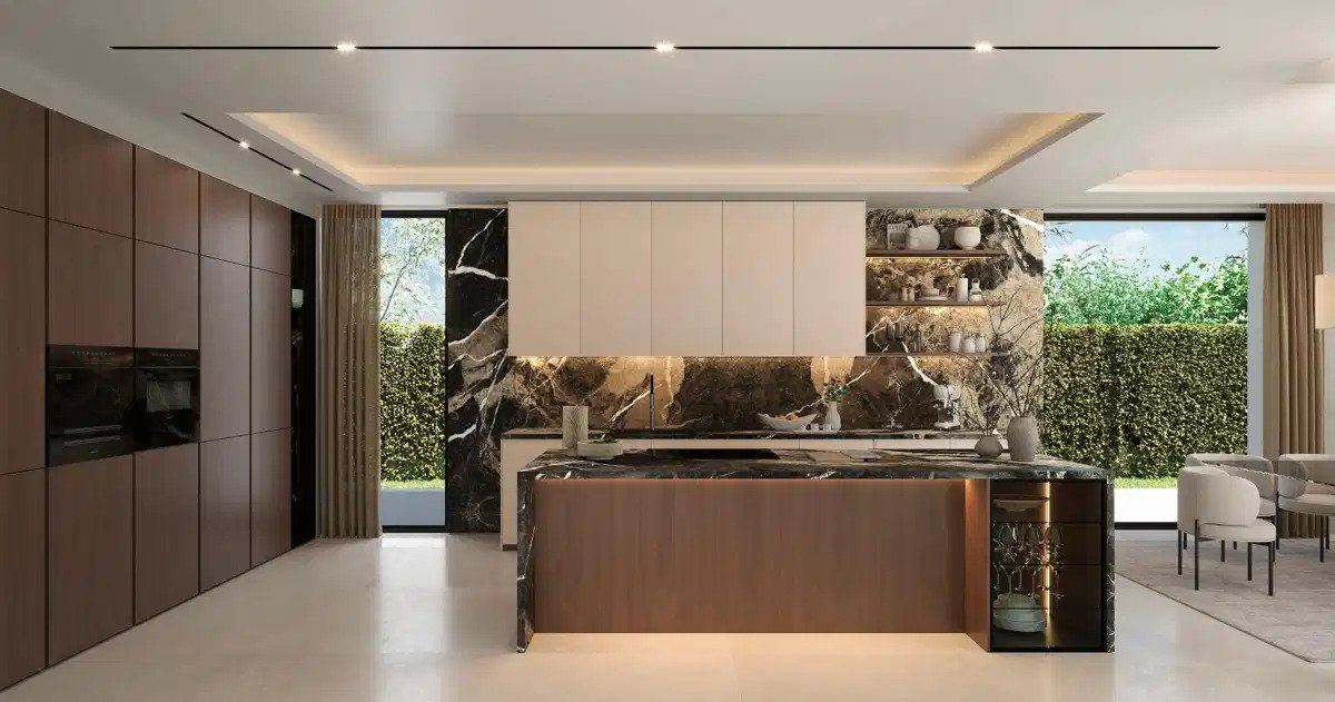 4-Schlafzimmer, 4-Badezimmer Luxusvillen mit Meerblick in Bel Air, Estepona