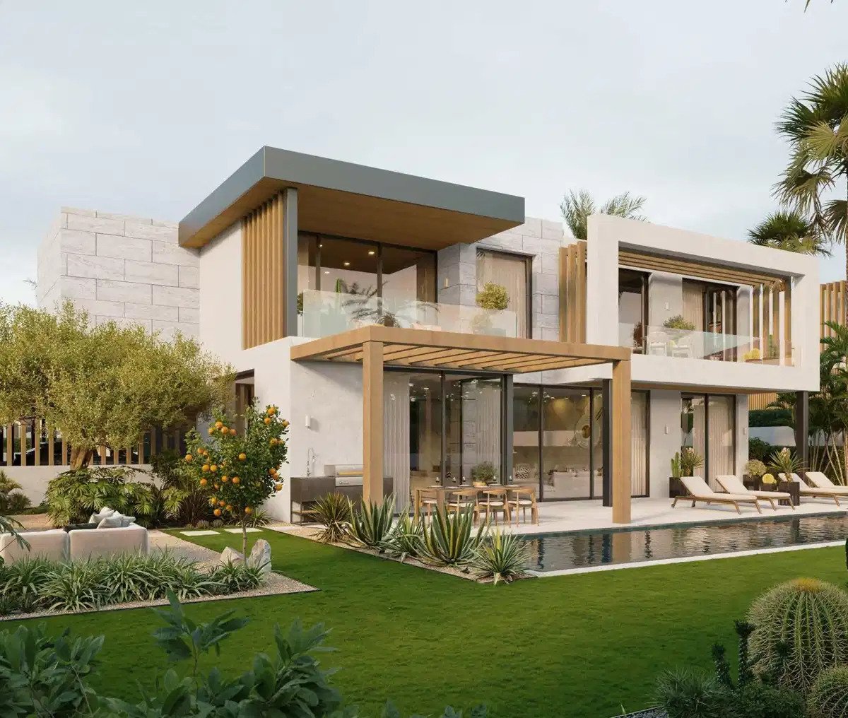 5-Schlafzimmer, 4-Badezimmer Luxusvillen in Bel-Air, Marbella – Modernes mediterranes Leben