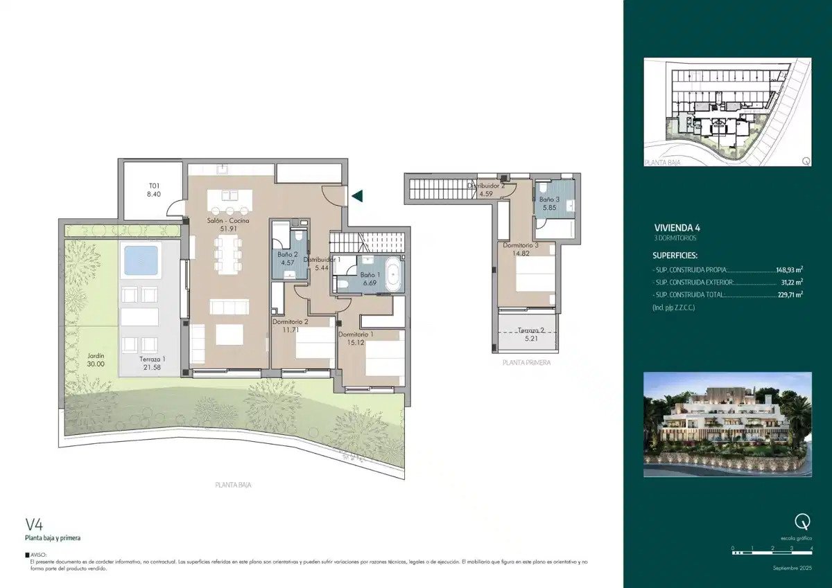 3-Zimmer, 2-Bad Luxus Erdgeschosswohnung mit privatem Garten in Rio Real Marbella