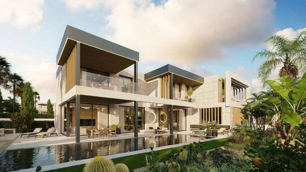 4-Schlafzimmer, 4-Badezimmer Luxusvillen in Bel-Air, Marbella – Modernes mediterranes Wohnen