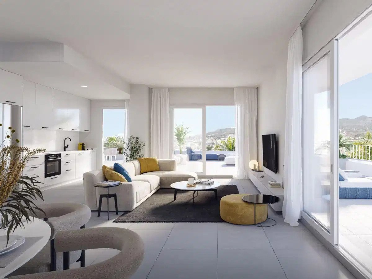 2-Zimmer, 2-Bad Penthouse mit Meer- und Bergblick in Fuengirola