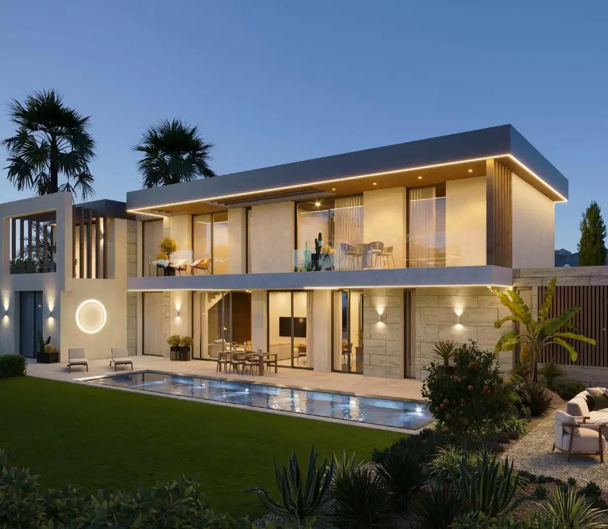 5-Schlafzimmer, 5-Badezimmer Luxusvillen in Bel-Air, Marbella – Modernes mediterranes Leben
