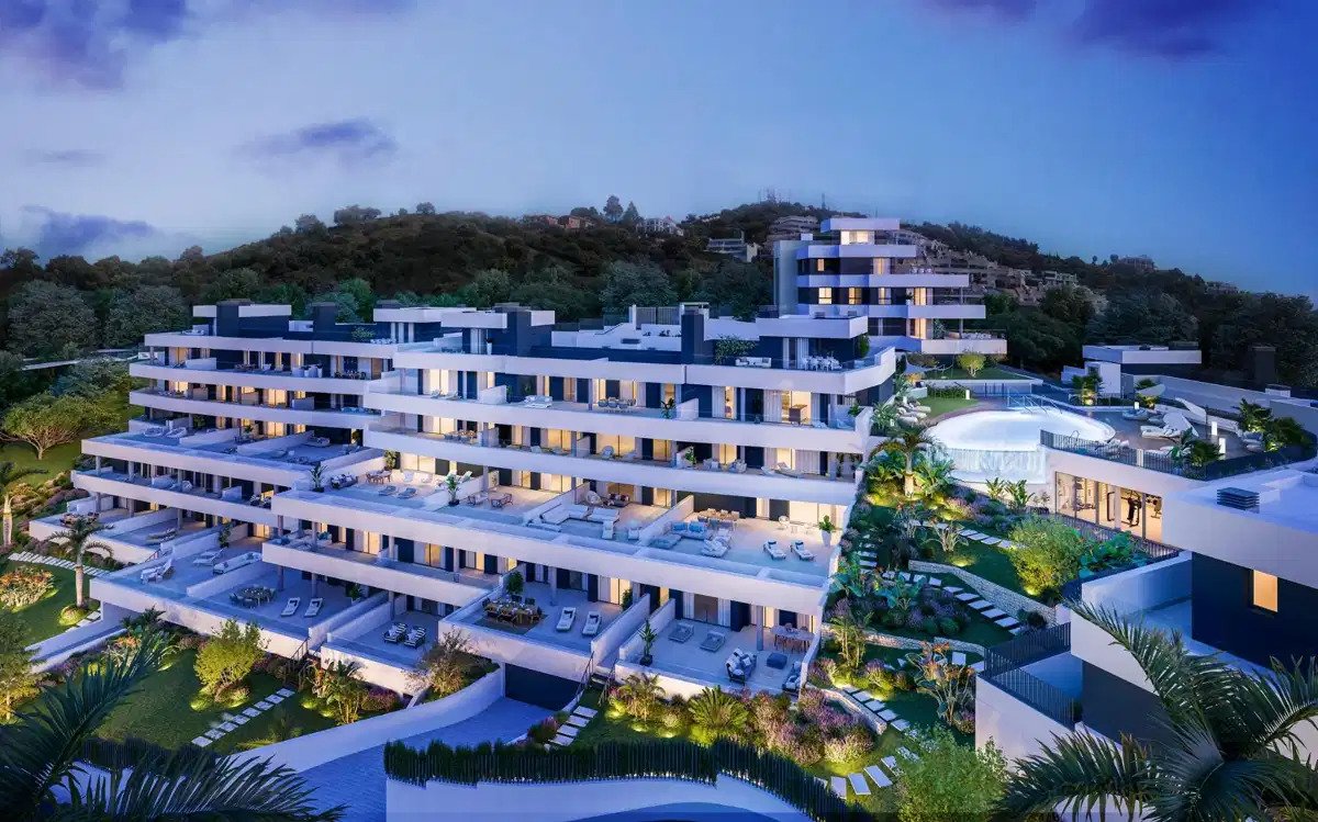 3-Zimmer, 2-Bad Penthouse mit Panoramablick in Altos de Los Monteros, Marbella