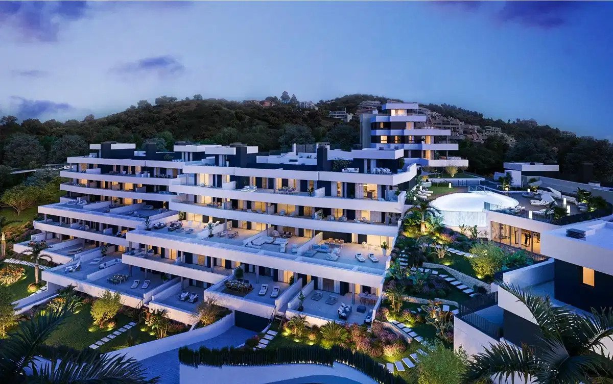 3-Zimmer, 2-Bad Penthouse mit Panoramablick in Altos de Los Monteros, Marbella