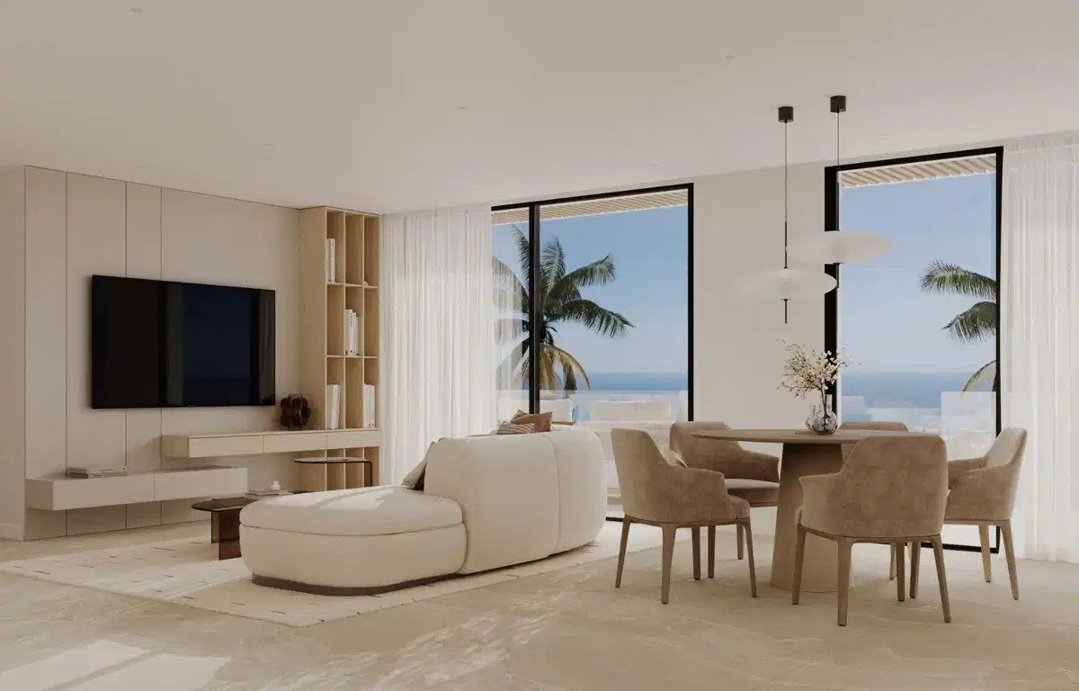 3-Zimmer, 2-Bad Penthouse mit Panoramablick auf das Meer in Buenavista, Mijas