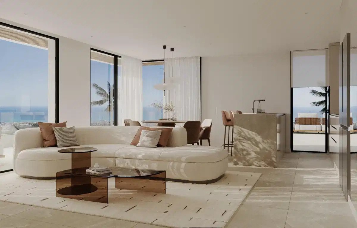 3-Zimmer, 2-Bad Penthouse mit Panoramablick auf das Meer in Buenavista, Mijas