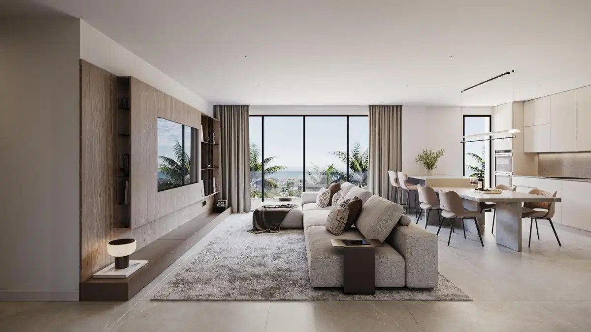 2-Zimmer, 2-Bad Luxuswohnung mit Panoramablick auf das Meer in Buenavista, Mijas