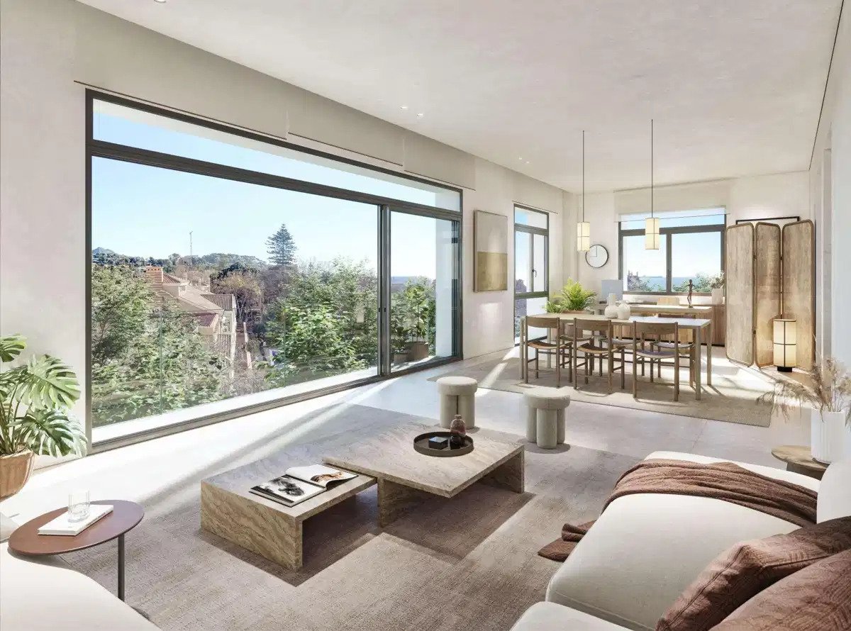 2-Zimmer, 2-Bad Penthouse mit Panoramablick in El Limonar, Malaga