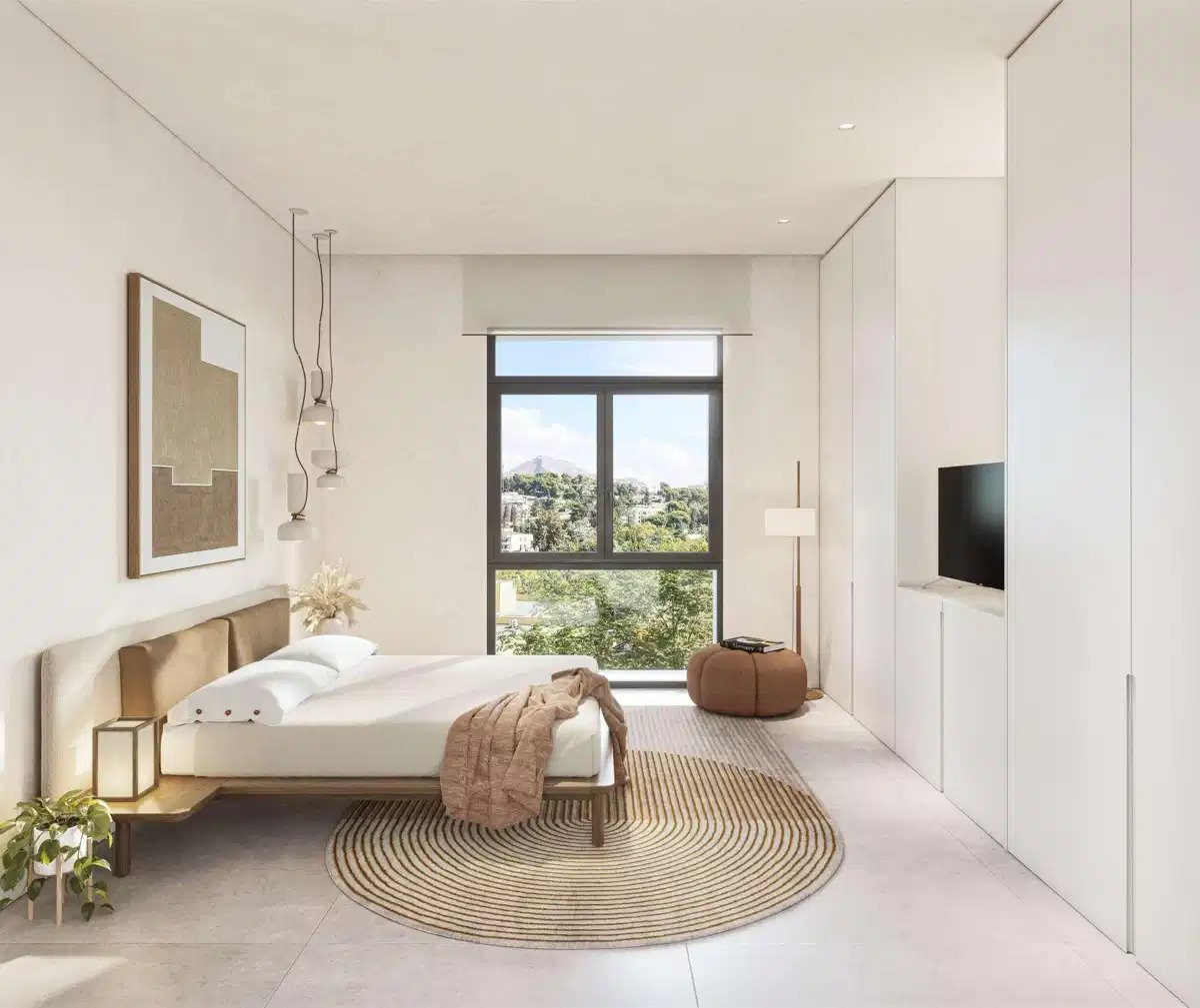 2-Zimmer, 2-Bad Penthouse mit Panoramablick in El Limonar, Malaga