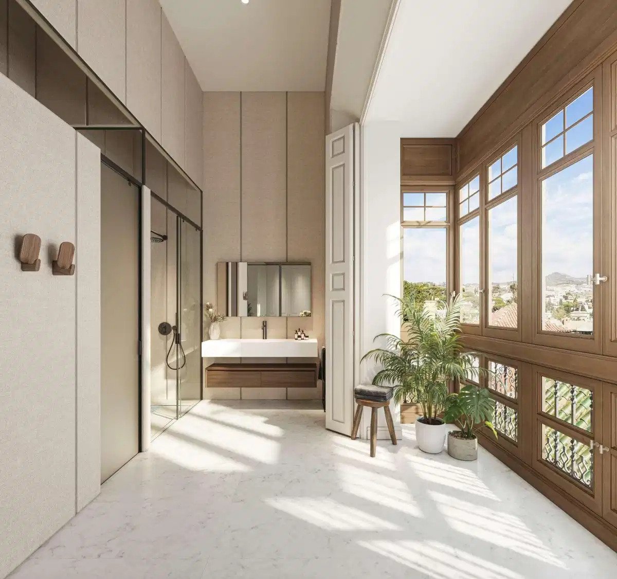 2-Zimmer, 2-Bad Penthouse mit Panoramablick in El Limonar, Malaga