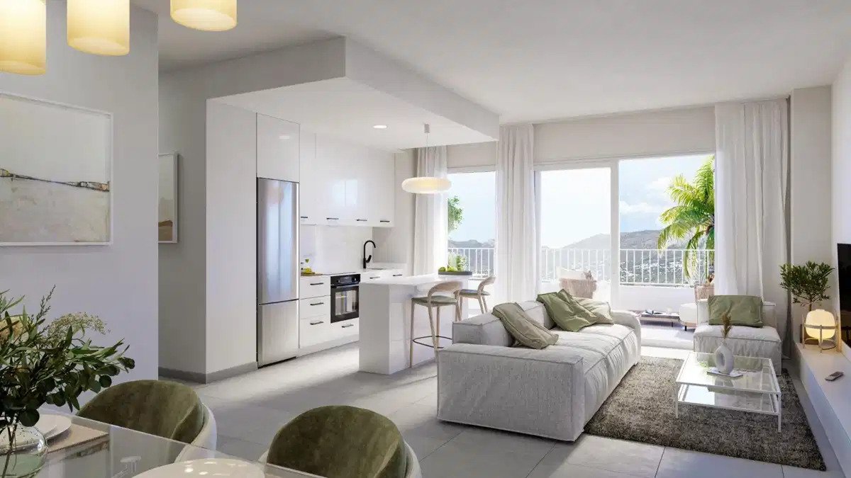 2-Zimmer, 2-Bad Wohnung im Erdgeschoss mit Terrasse und Doppelverglasung in Fuengirola