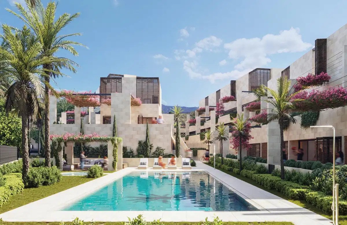 2-Zimmer, 2-Bad Penthouse mit Panoramablick auf Meer und Berge in Estepona