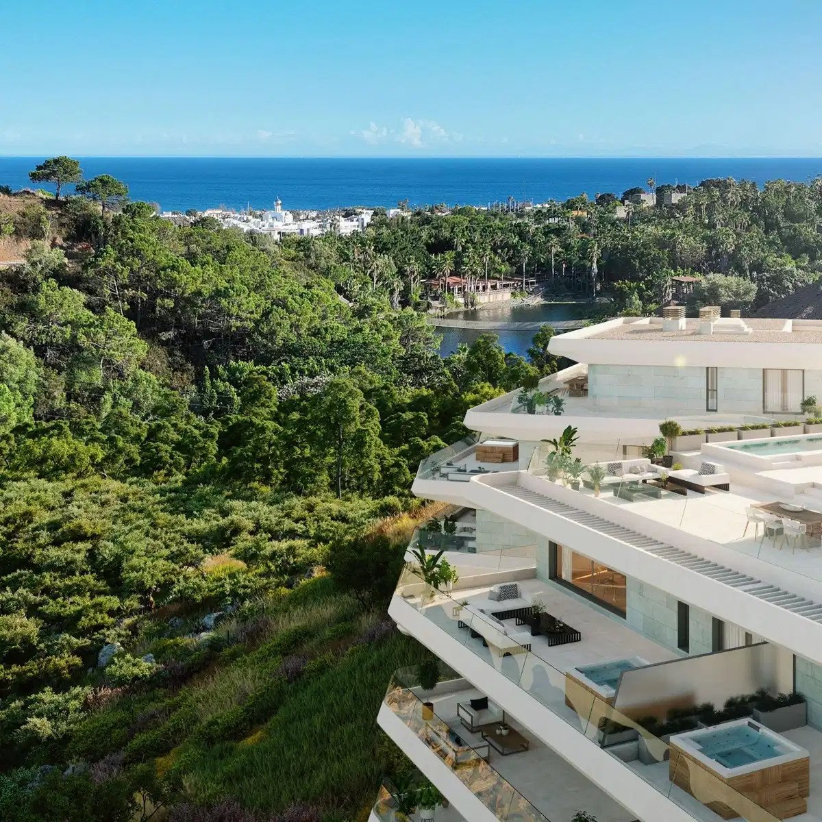 3-Zimmer, 2-Bad Modernes Penthouse in Selwo Estepona in der Nähe von Strand und Golf