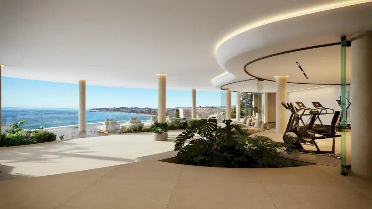 3-Zimmer, 2-Bad-Penthouse mit Panoramablick auf das Meer in Carvajal, Fuengirola