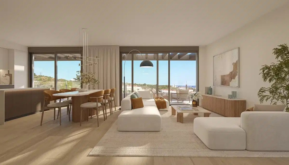 3-Zimmer, 2-Bad Penthouse mit Panoramablick auf Meer und Berge in Mijas Costa