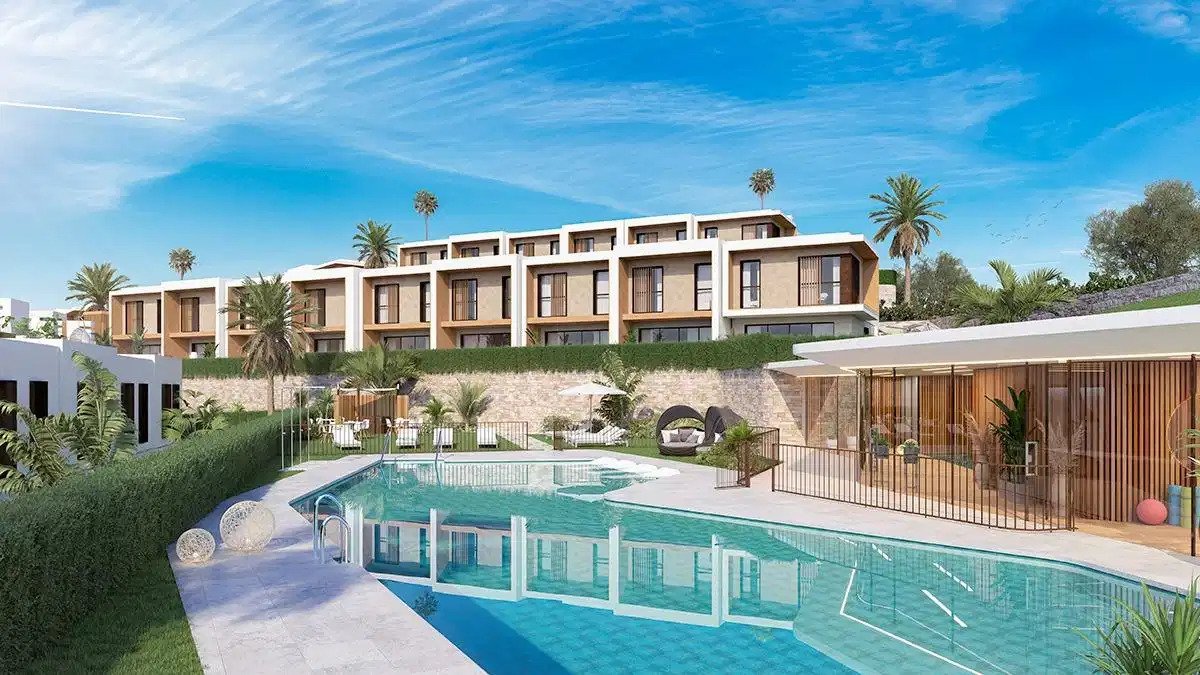 4-Zimmer, 2-Bad Modernes Stadthaus mit Meerblick in La Cala de Mijas