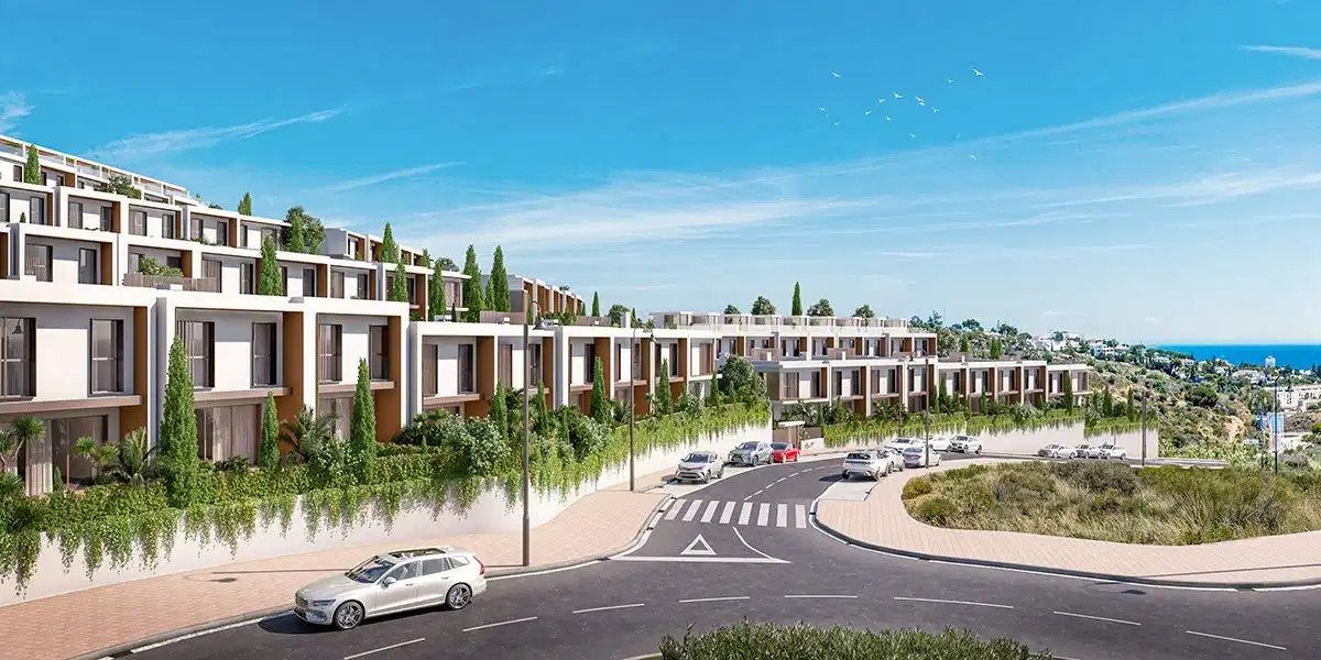 4-Zimmer, 2-Bad Modernes Stadthaus mit Meerblick in La Cala de Mijas