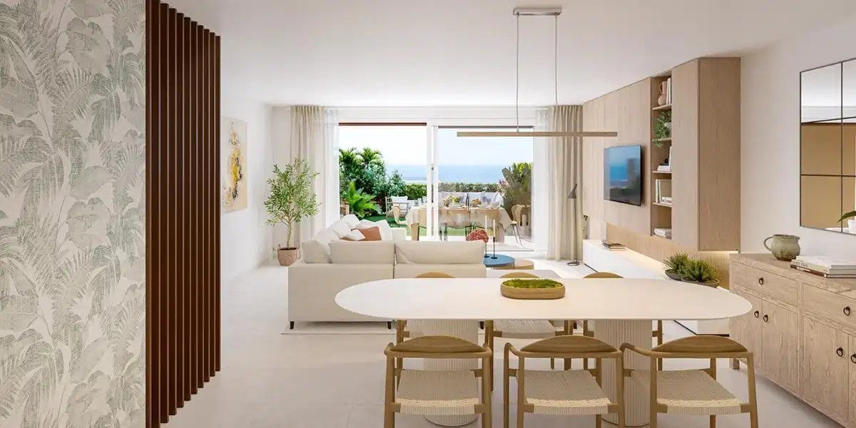 4-Zimmer, 2-Bad Modernes Stadthaus mit Meerblick in La Cala de Mijas