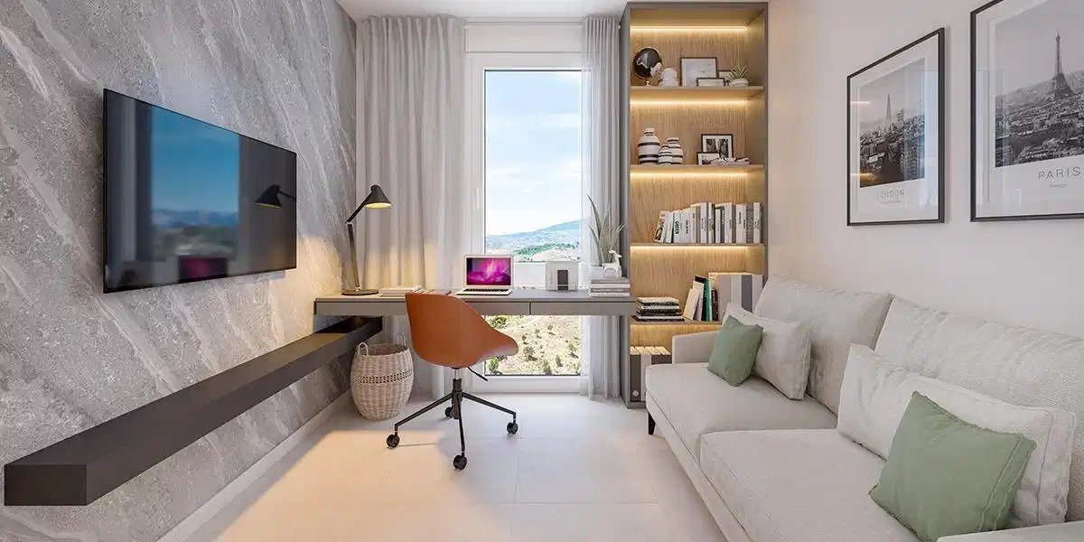 4-Zimmer, 2-Bad Modernes Stadthaus mit Meerblick in La Cala de Mijas