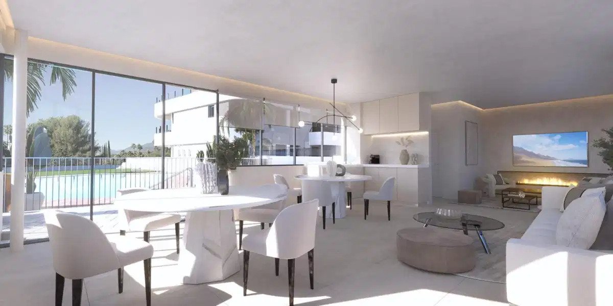 2-Zimmer, 2-Bad modernes Apartment in Marbella mit großzügigen Terrassen und hochwertigen Annehmlichkeiten