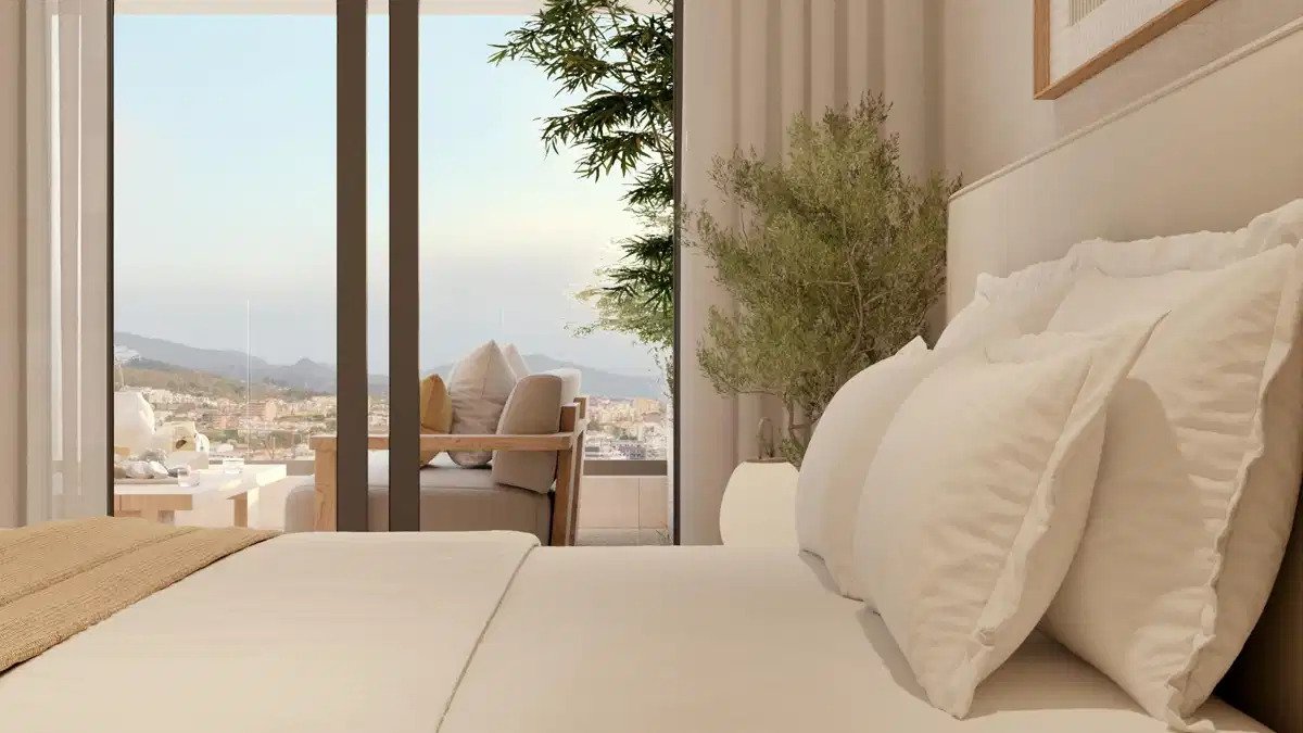 2-Zimmer, 2-Bad-Wohnung mit Panoramablick auf das Meer und Resort-Annehmlichkeiten in Estepona