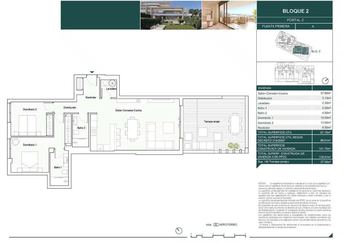 2-Zimmer, 2-Bad-Wohnung mit Panoramablick auf das Meer und Resort-Annehmlichkeiten in Estepona