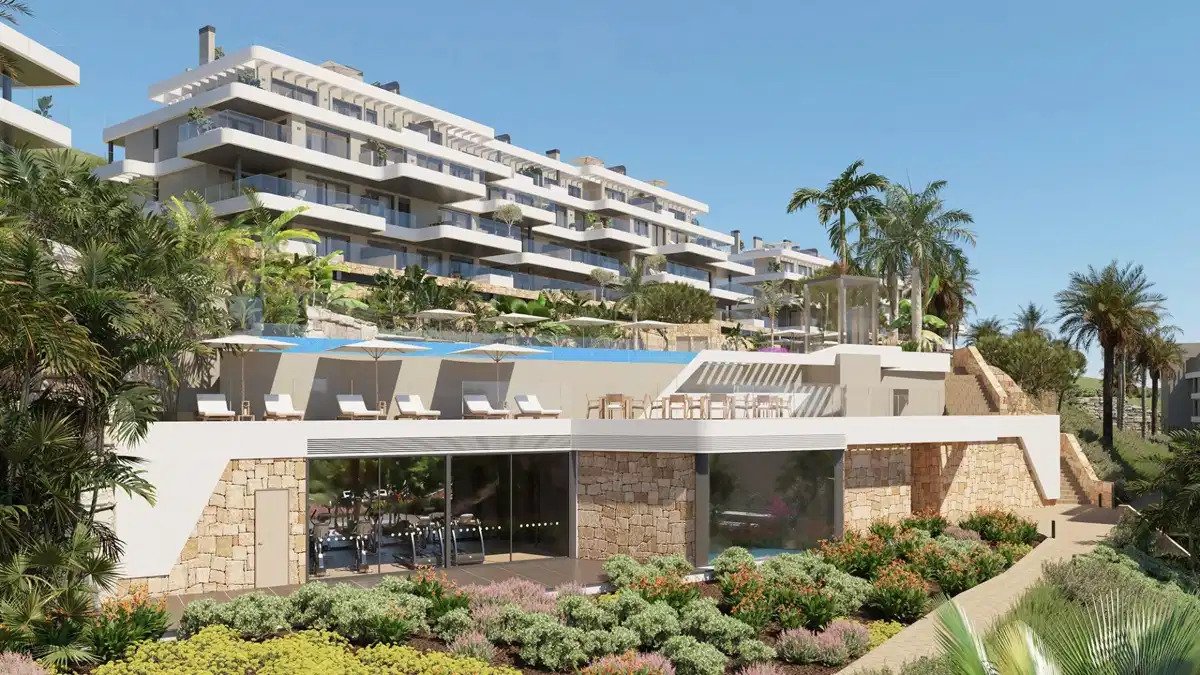3-Zimmer, 2-Bad Erdgeschosswohnung mit großzügigen Terrassen und Panoramablick in Calanova Golf, Mijas