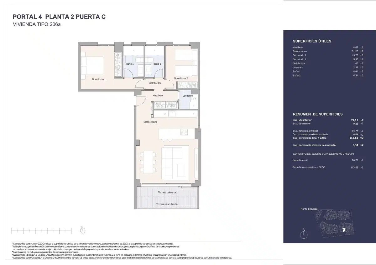 2-Zimmer, 2-Bad-Wohnung mit Panoramablick auf Meer und Berge in Nueva Andalucía, Marbella