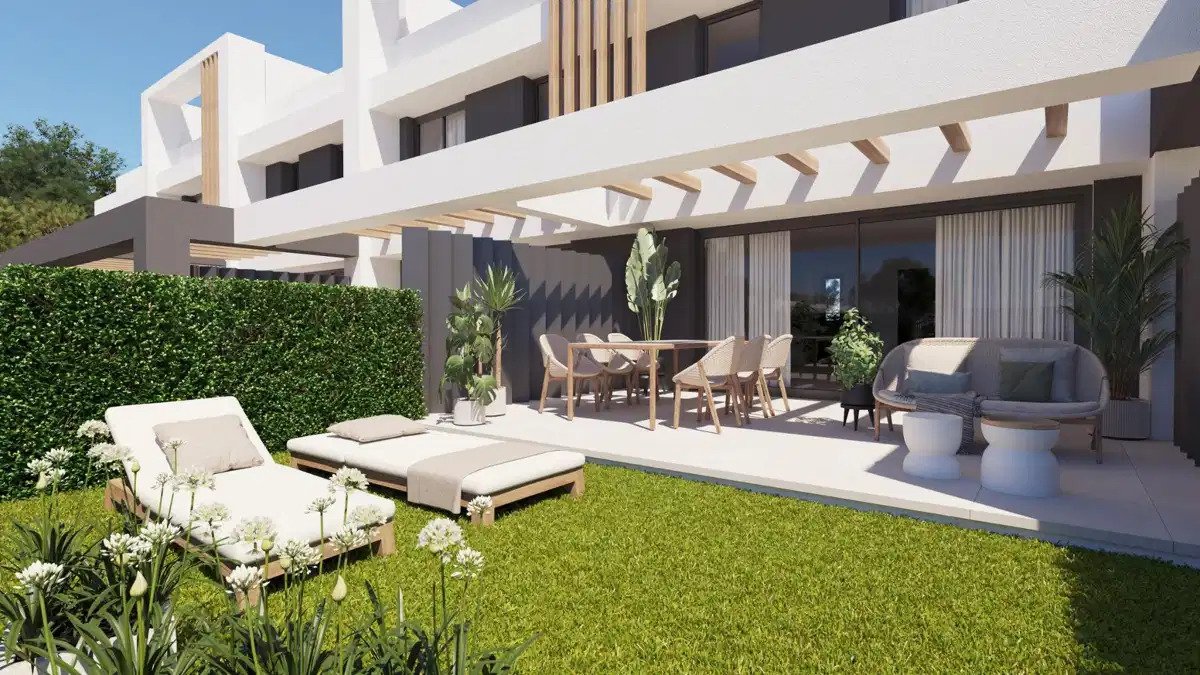 3-Zimmer, 2-Bad Contemporary-Reihenhaus mit Dach-Solarium in El Chaparral Mijas